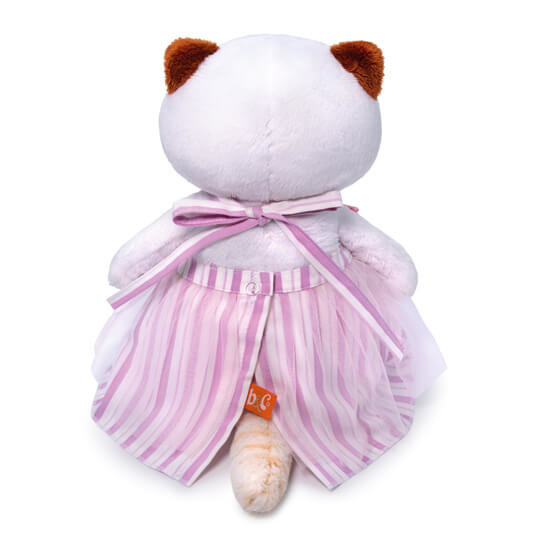Мягкая игрушка - Кошка Ли-Ли в платье с бабочками, 24 см  