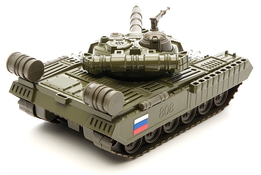 Модель танка Т-90, свет, звук  