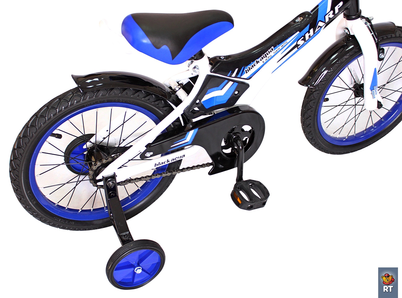 Двухколесный велосипед Sharp, диаметр колес 16 дюймов, синий  