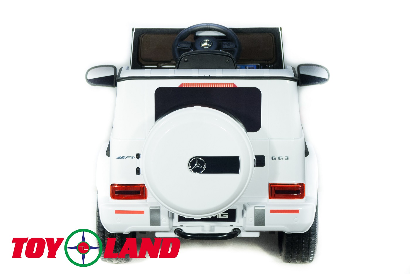 Электромобиль Mercedes-Benz G63 AMG белого цвета, ToyLand, bbh-0002 