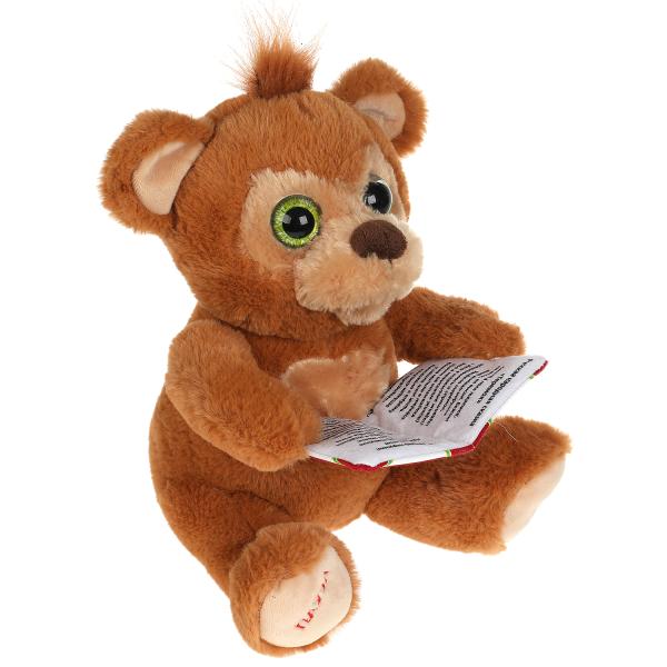 Игрушка мягкая интерактивная Мишка-сказочник Михалков С. стихи 5 сказок  