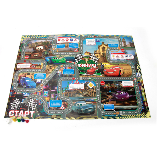 Настольная игра-ходилка «Тачки Дисней. Крутые гонки»  