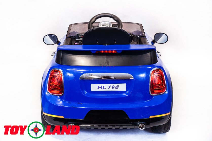 Электромобиль Mini Cooper синий  