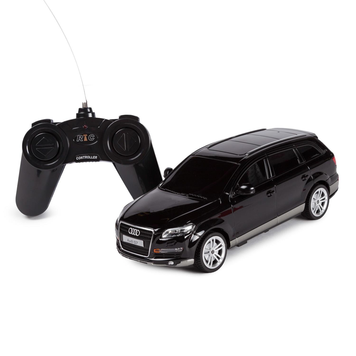 Машина на р/у - Audi Q7, черный, 1:24, свет
