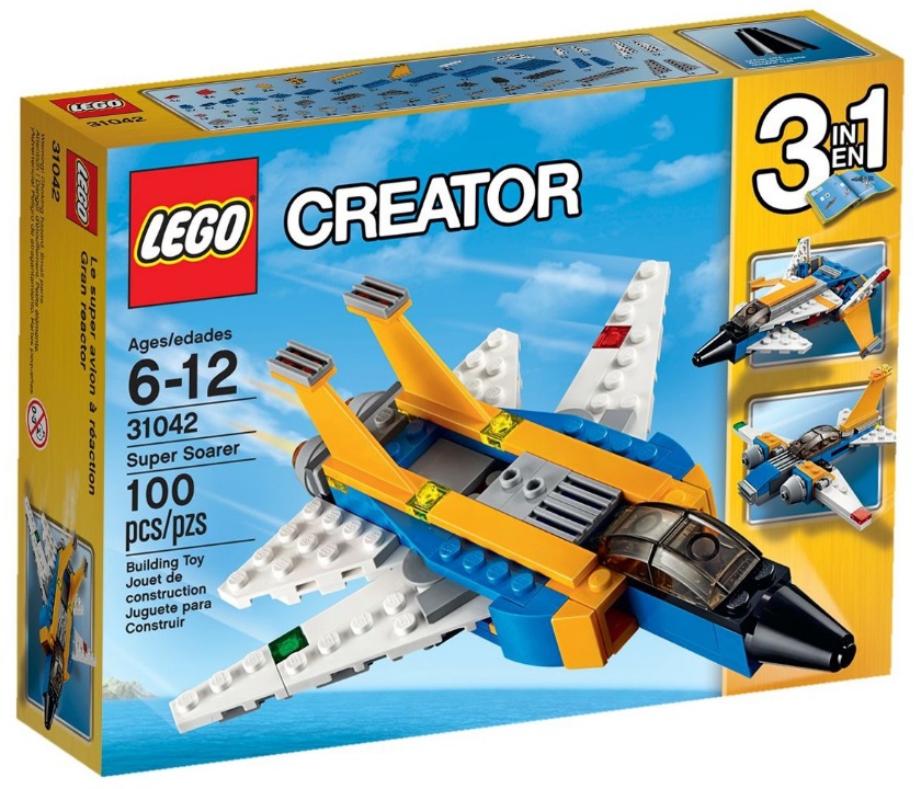 Lego Creator. Реактивный самолет  