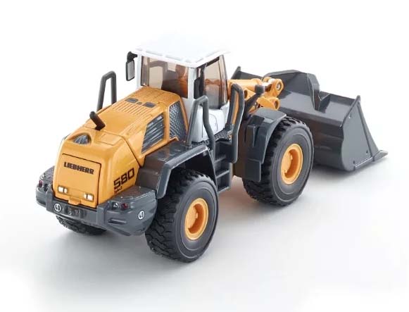 Металлическая модель – Бульдозер-погрузчик Liebherr R580, 1:50  