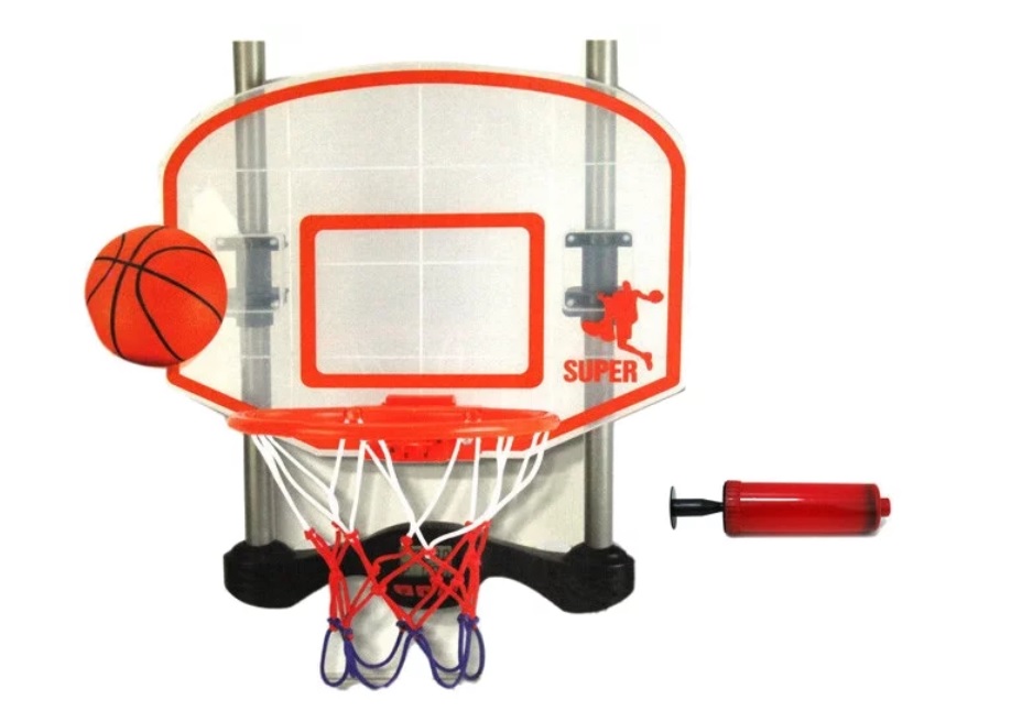 Баскетбольный щит с мячом и насосом  