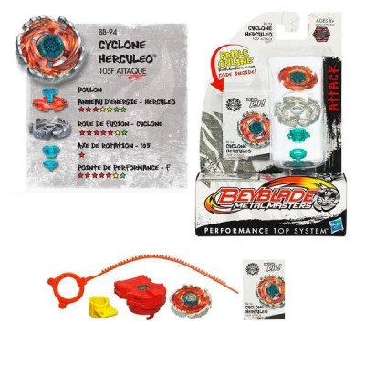 Волчок BeyBlade Metal Masters с пусковым устройством – Cyclone Herculeo, атакующий  