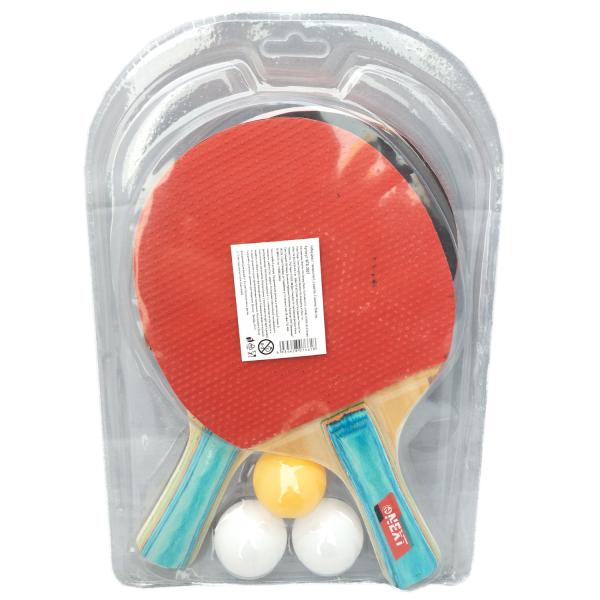 Набор для настольного тенниса - Next, 2 ракетки, 3 шарика  