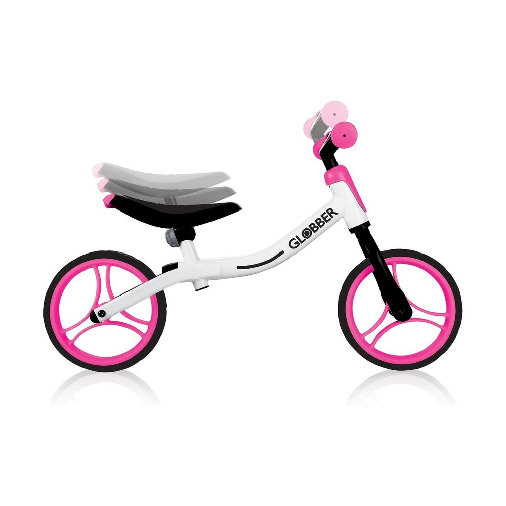 Беговел Globber Go Bike, бело-розовый  