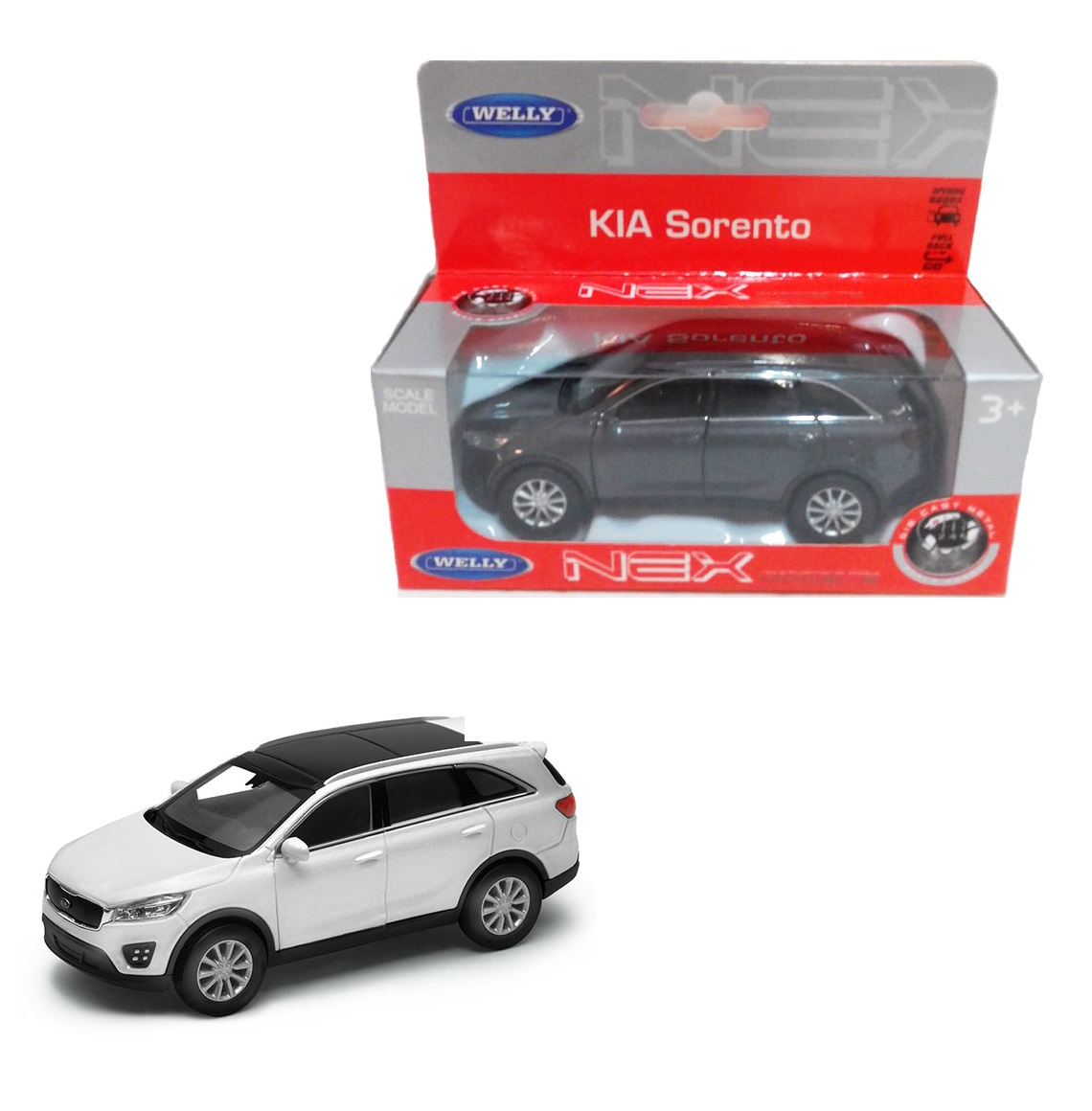 Модель машины 1:38 Kia Sorento  