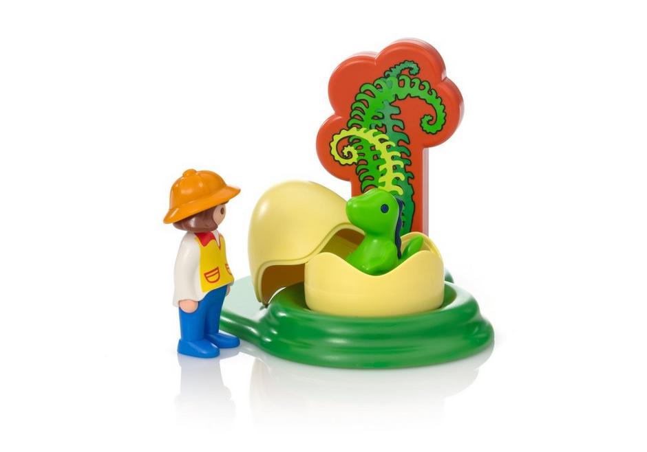 Игровой набор из серии 1.2.3.:Девочка и яйцо динозавра  