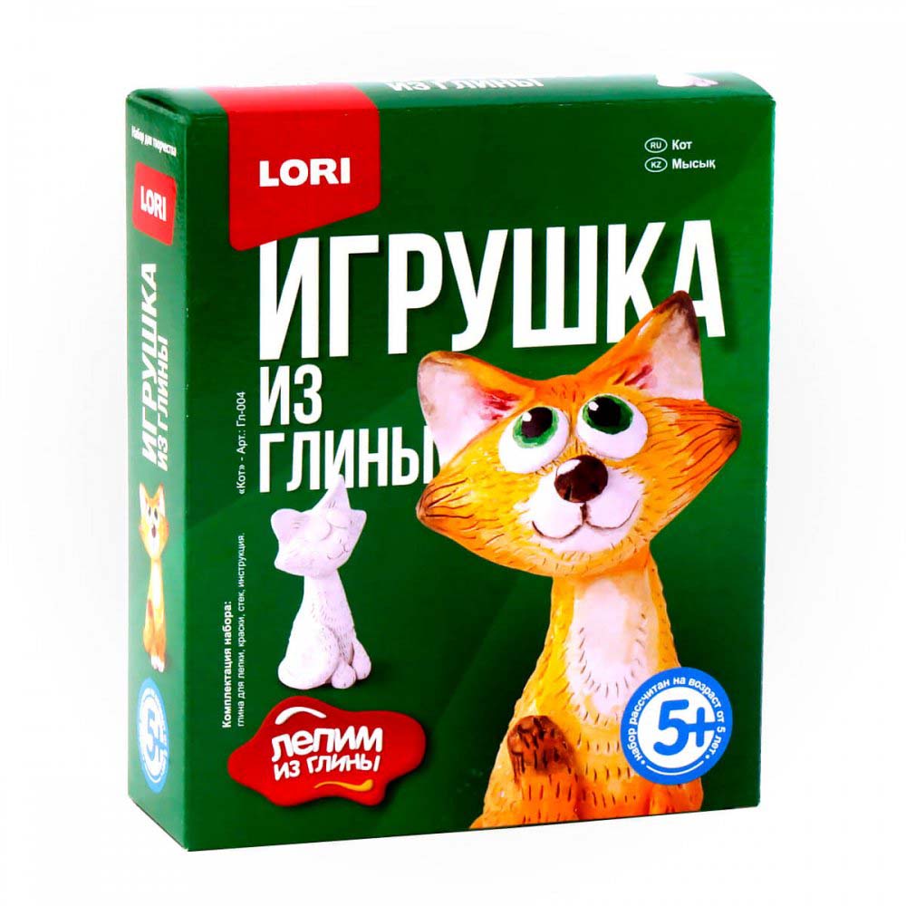 

Игрушка из глины Кот