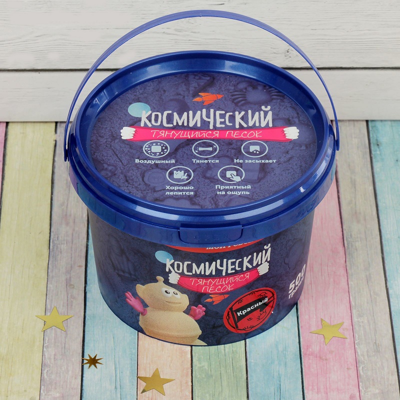 

Космический песок – Тянущийся, красный, 500 г