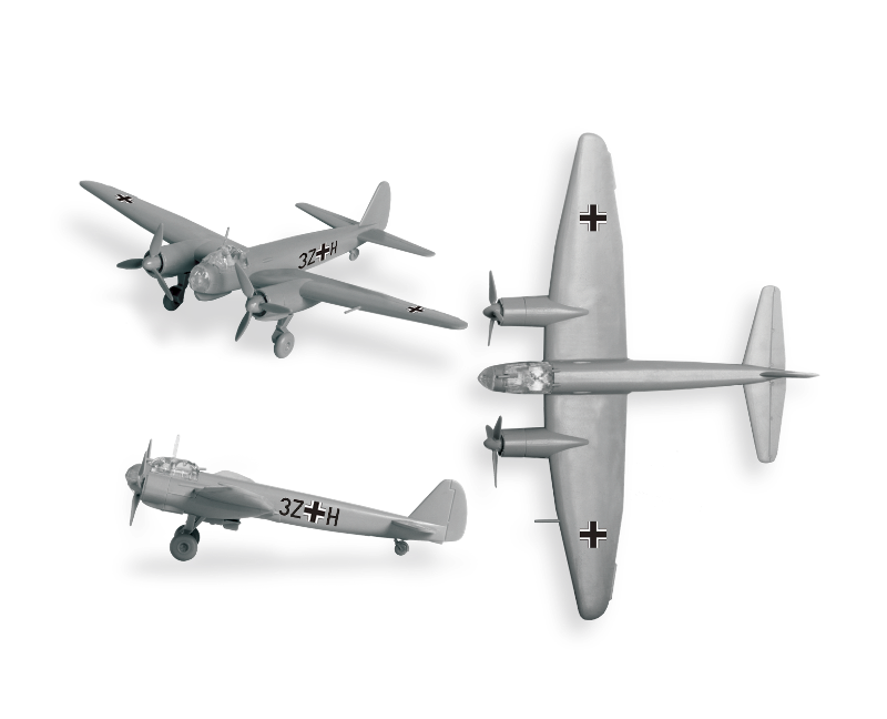 Сборная модель - Немецкий бомбардировщик Ju-88 A4  