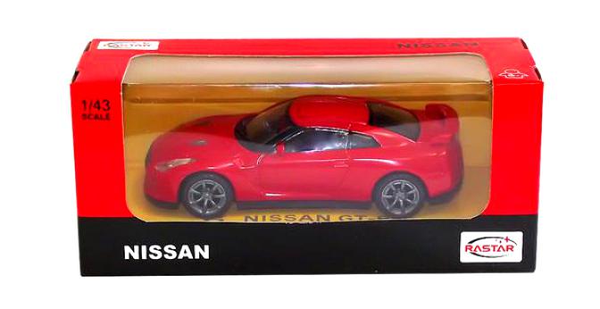 Металлическая машинка Nissan GT-R, масштаб 1:43  
