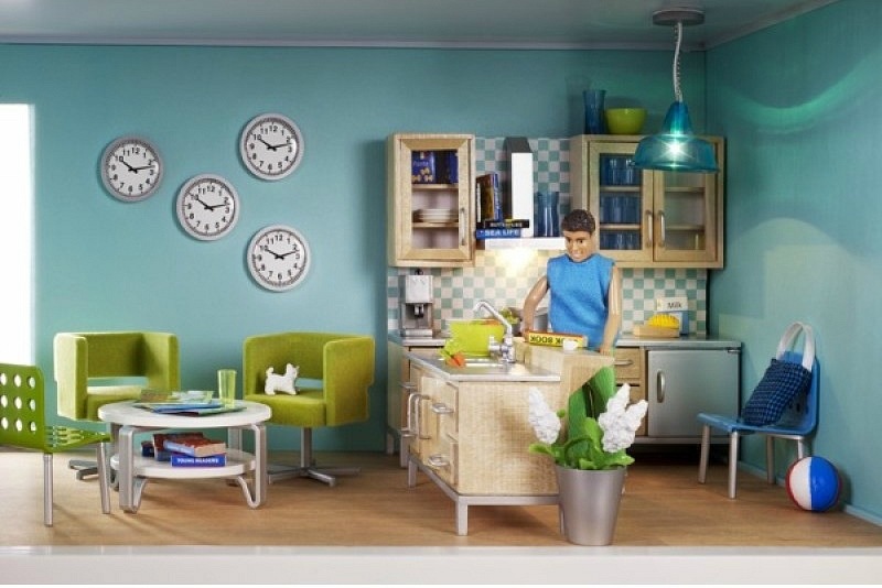 Игровой набор для домика Стокгольм - Кухонный остров с мойкой  