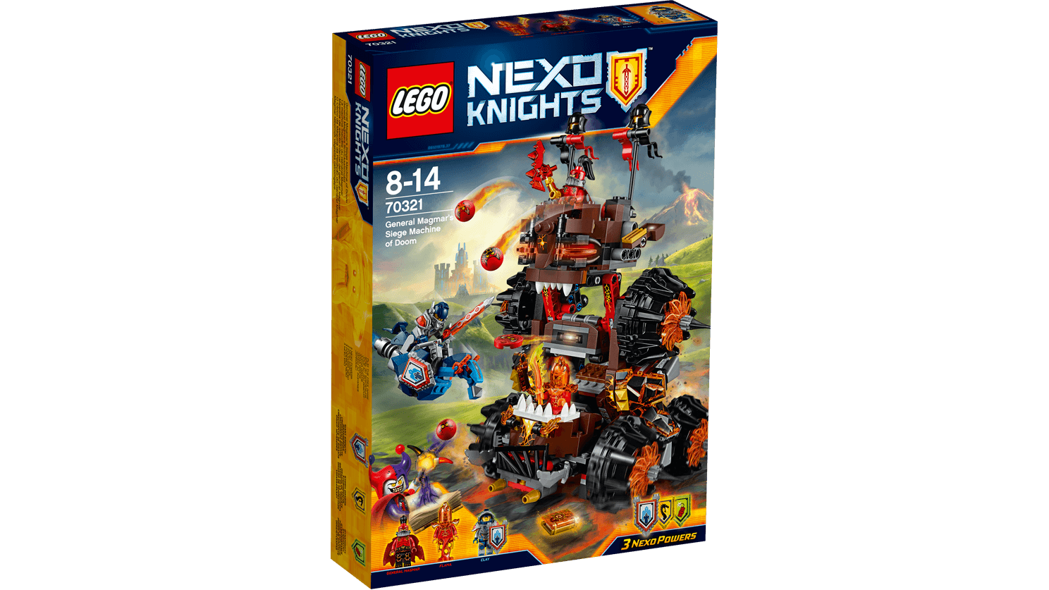 Lego Nexo Knights. Роковое наступление генерала Магмара  