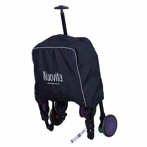 Прогулочная коляска Nuovita Giro Lux, Фиолетовый, Черный  