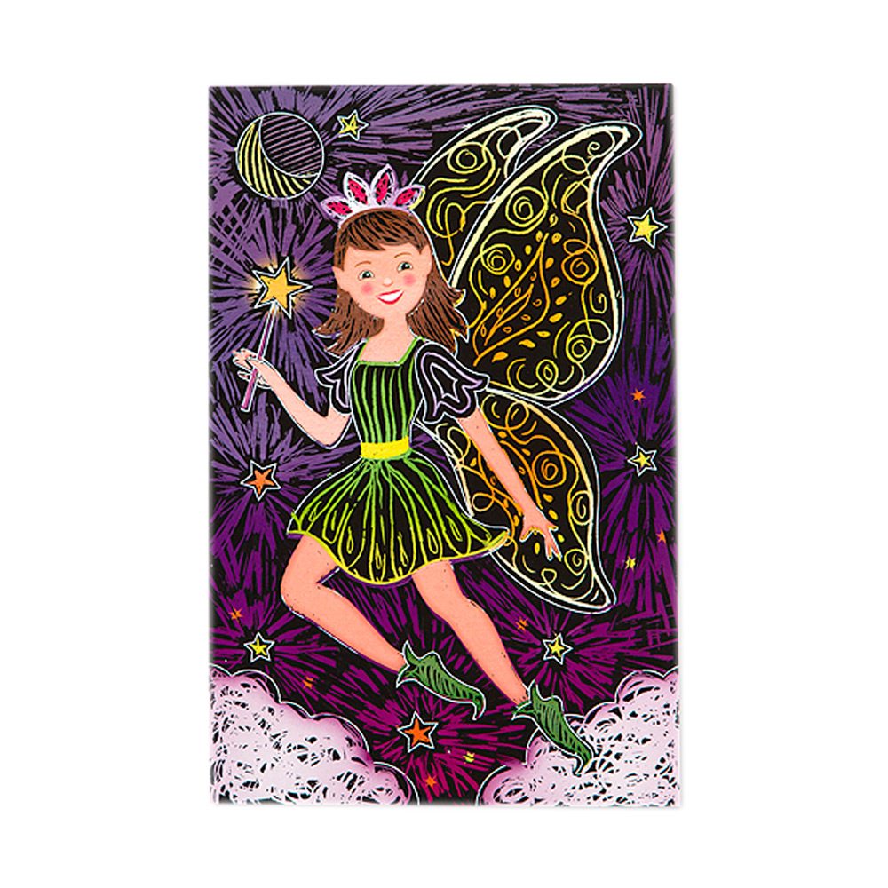 Набор для рисования Scratch art Принцессы и феи  