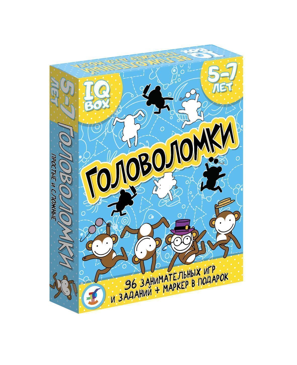 

Настольная карточная игра – Головоломки, 5-7 лет
