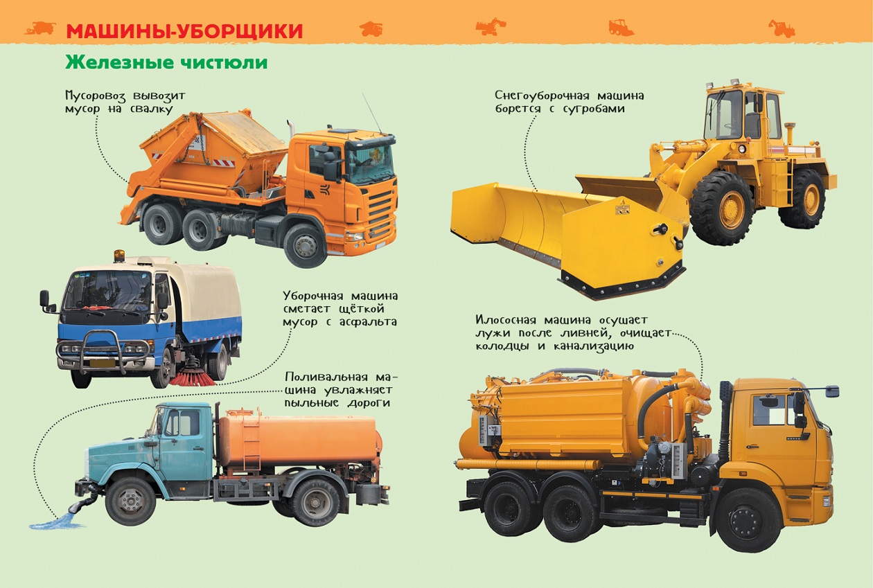 Строительные машины названия с картинками