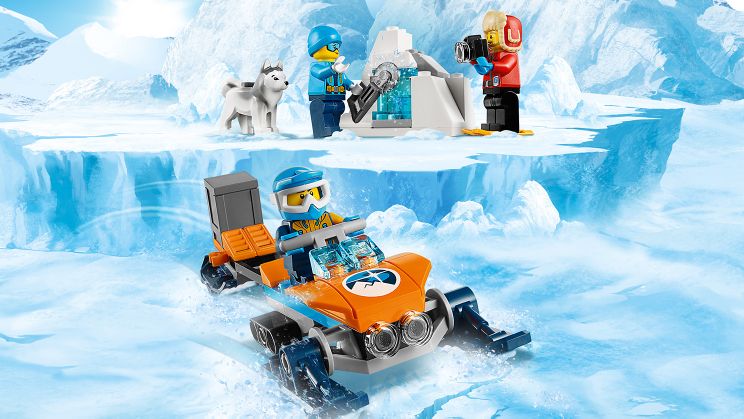 Конструктор Lego City - Арктическая экспедиция Аэросани  