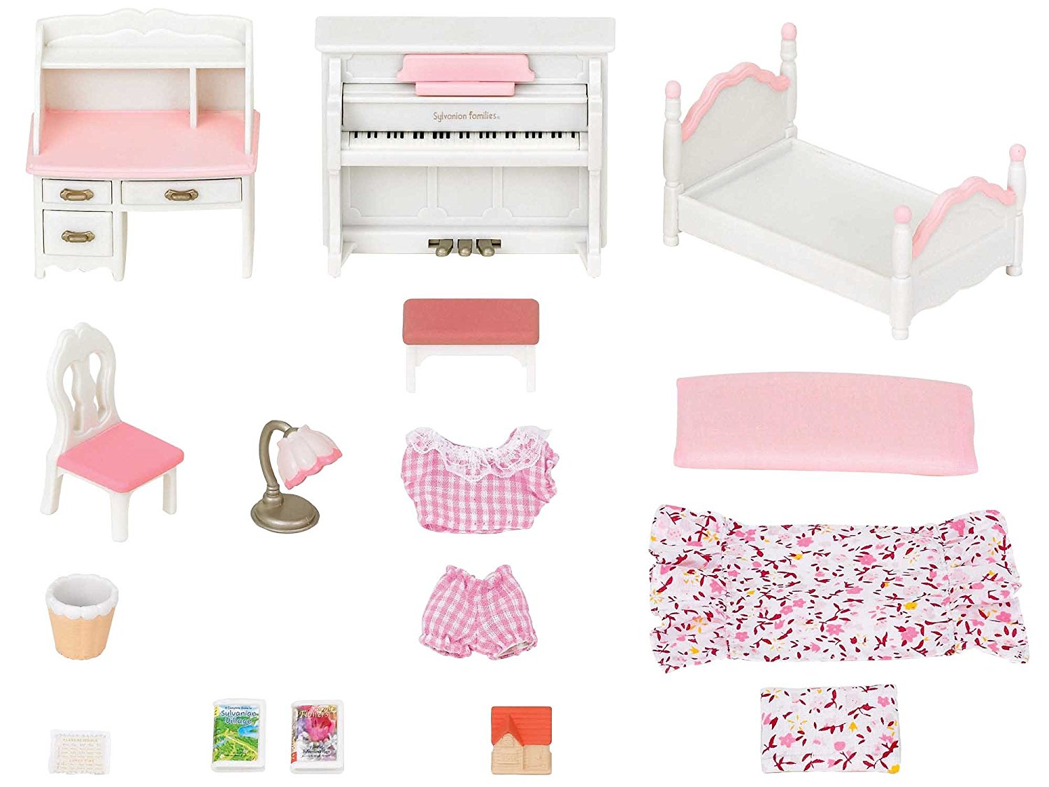 Sylvanian Families - Детская комната, бело-розовая  