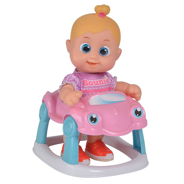 Кукла Бони из серии Bouncin' Babies 16 см., с машиной, дисплей  