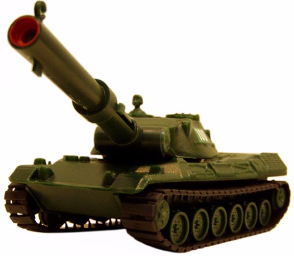 

Гусеничный танк с пневмопушкой