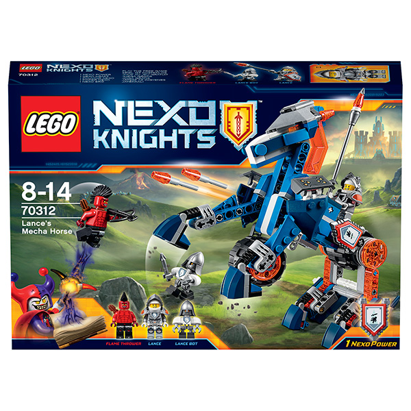 Lego Nexo Knights. Ланс и его механический конь  