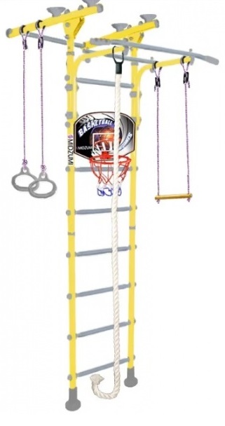 

Шведская стенка Midzumi Hoshi Ton Basketball Shield, цвет - лимонный пай