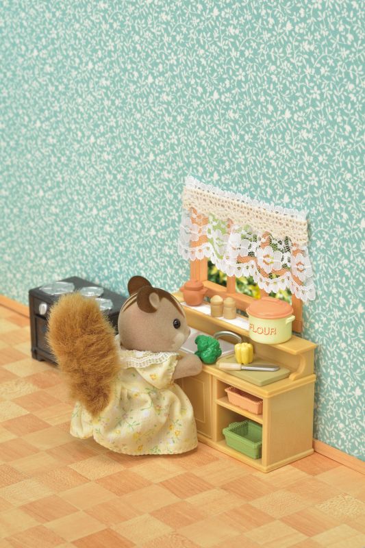 Набор Sylvanian Families - кухня и холодильник  