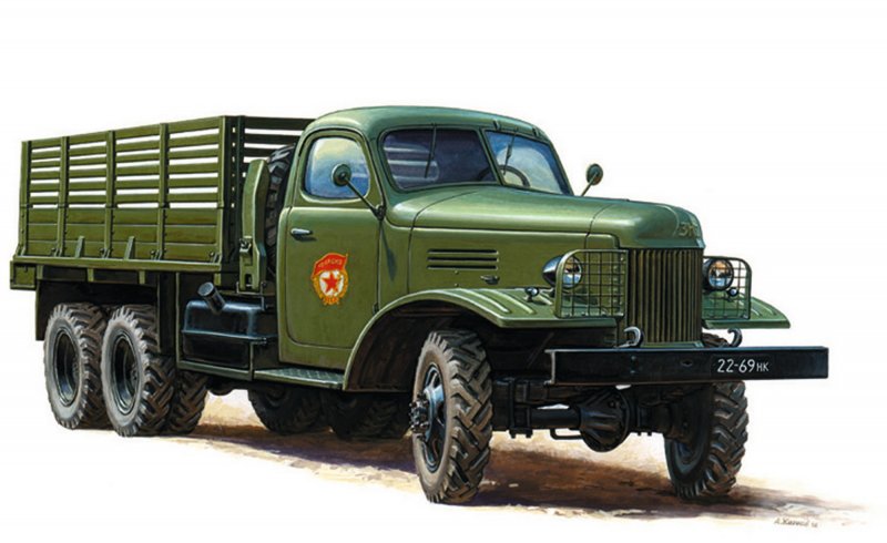 

Модель для склеивания - Грузовик ЗиС-151