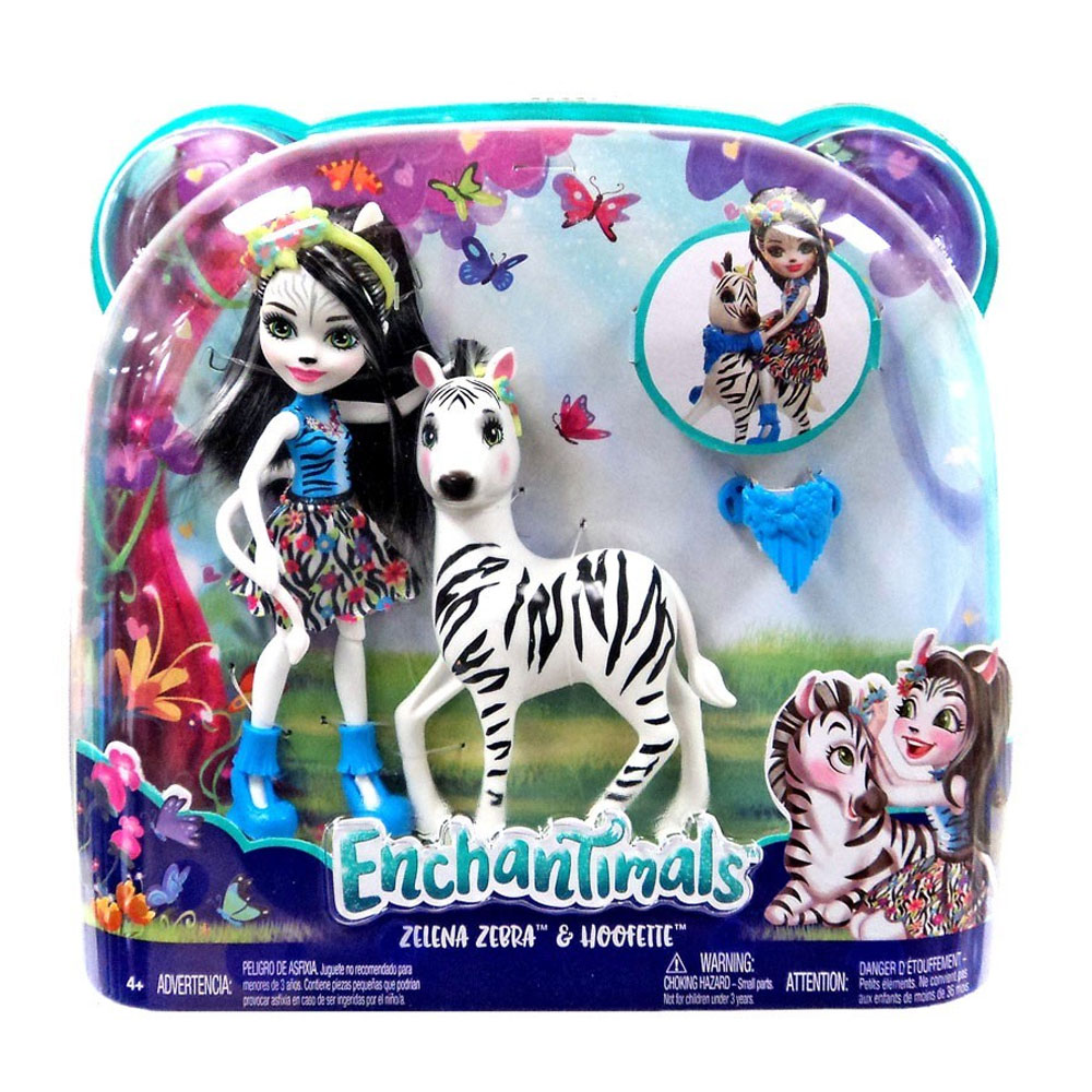 Кукла Enchantimals с большой зверюшкой, 4 вида   