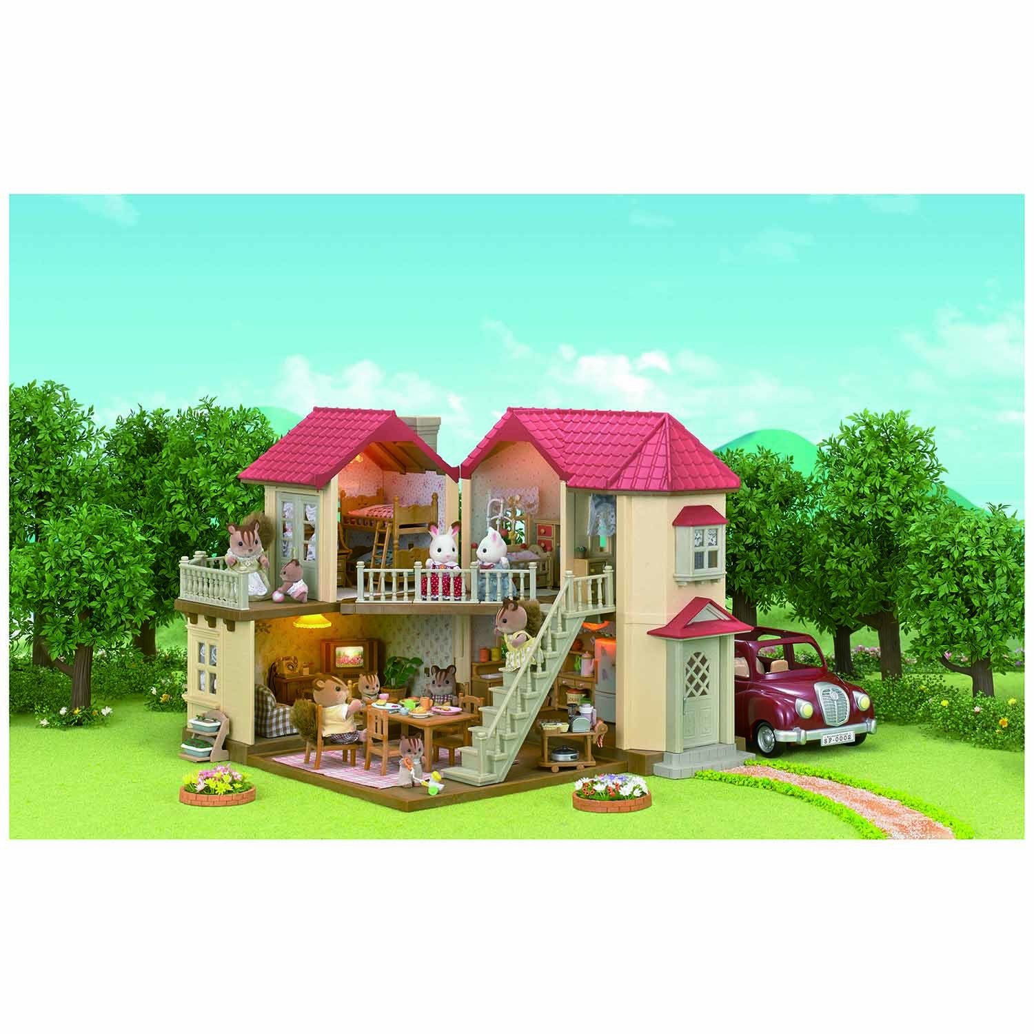 Sylvanian Families Набор Большой дом со светом  