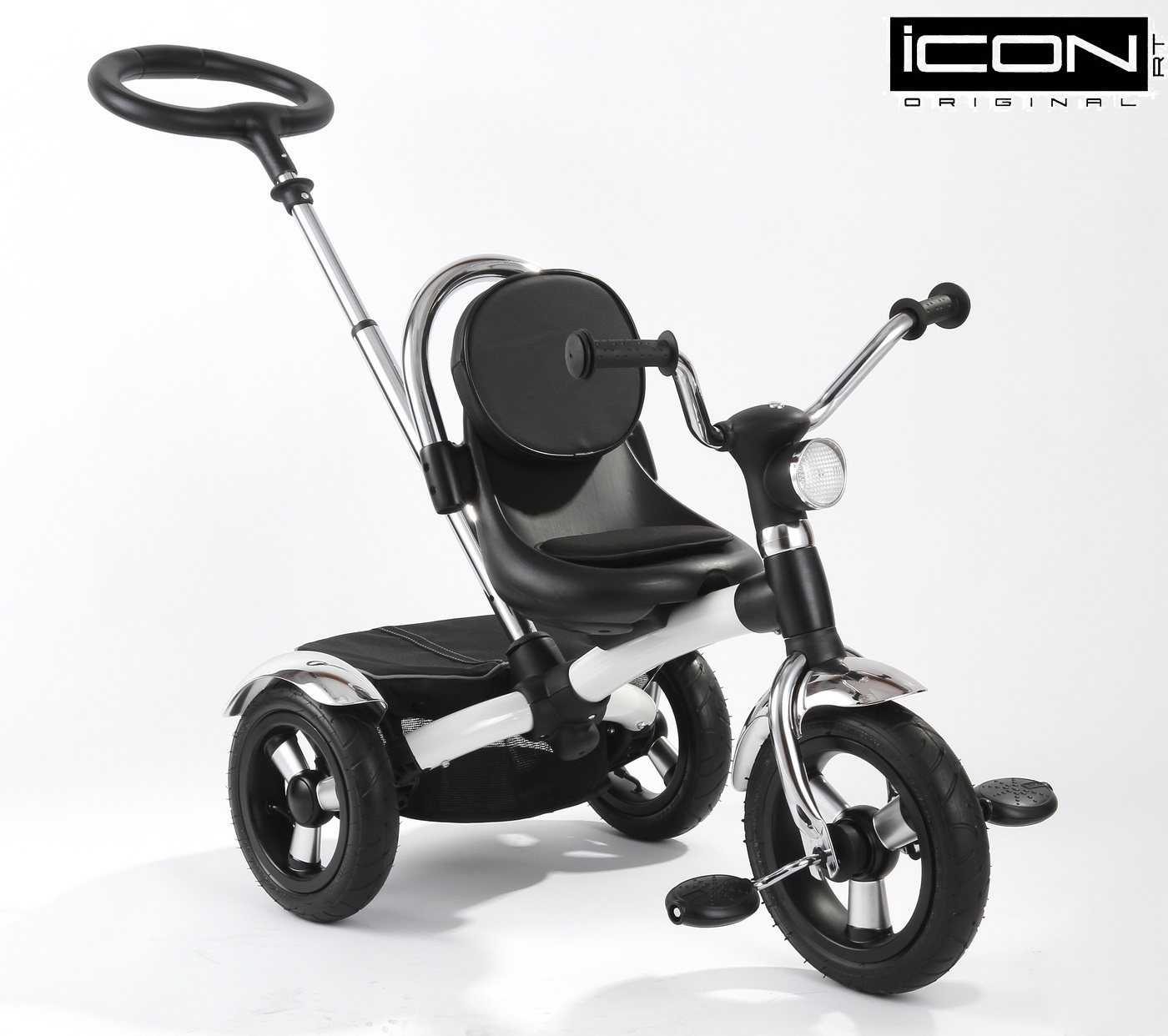 Детский трехколесный велосипед ICON 2 RT original cream gepard  