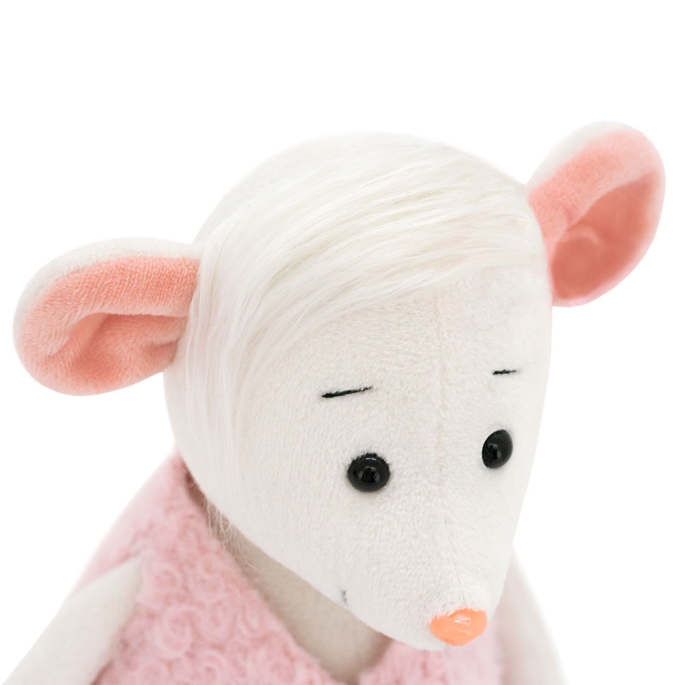 Мягкая игрушка – Мышка Зефирка, 15 см  