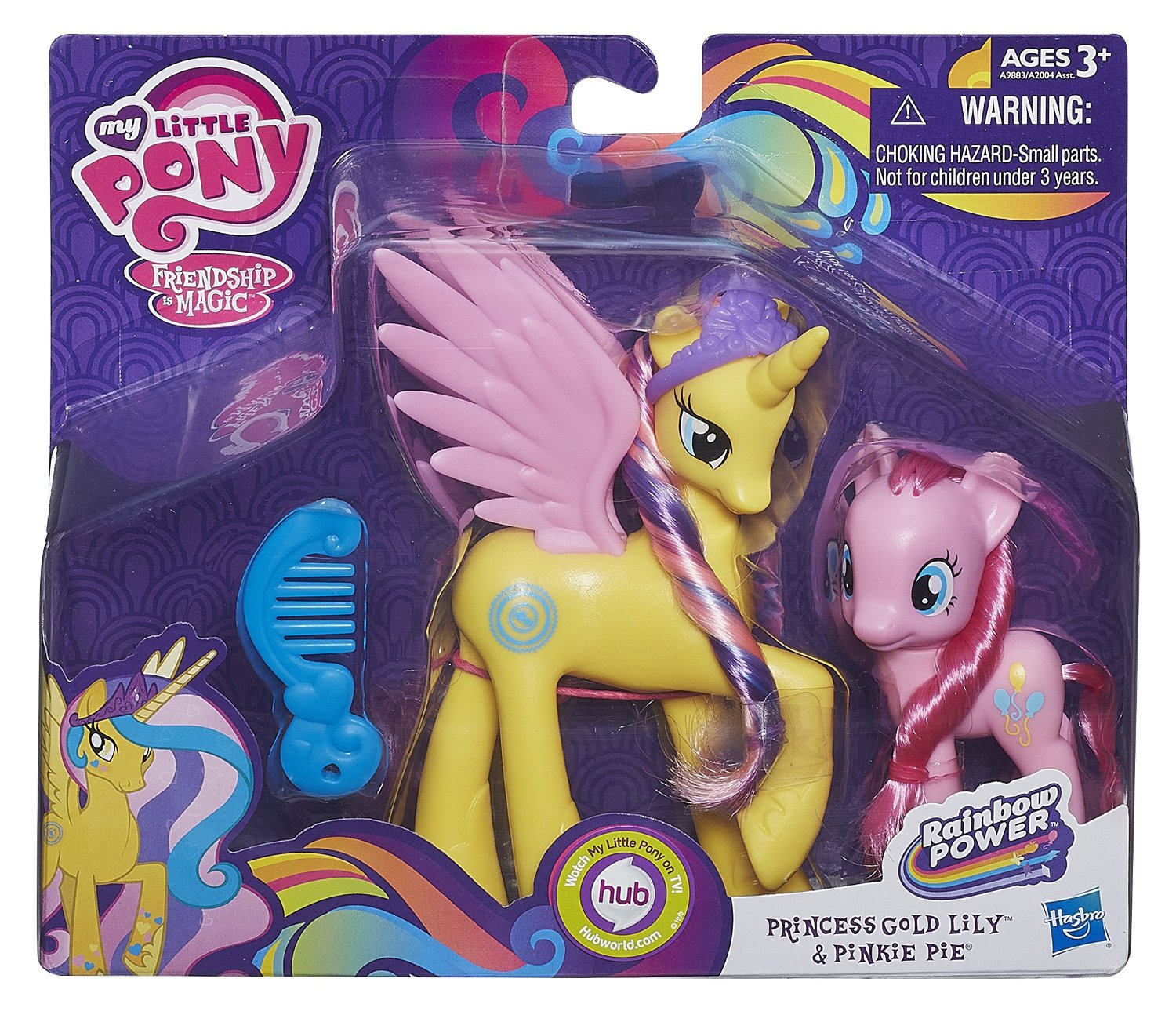 Игровой набор принцессы My Little Pony - Принцесса Золотая Лили и Пинки Пай	  