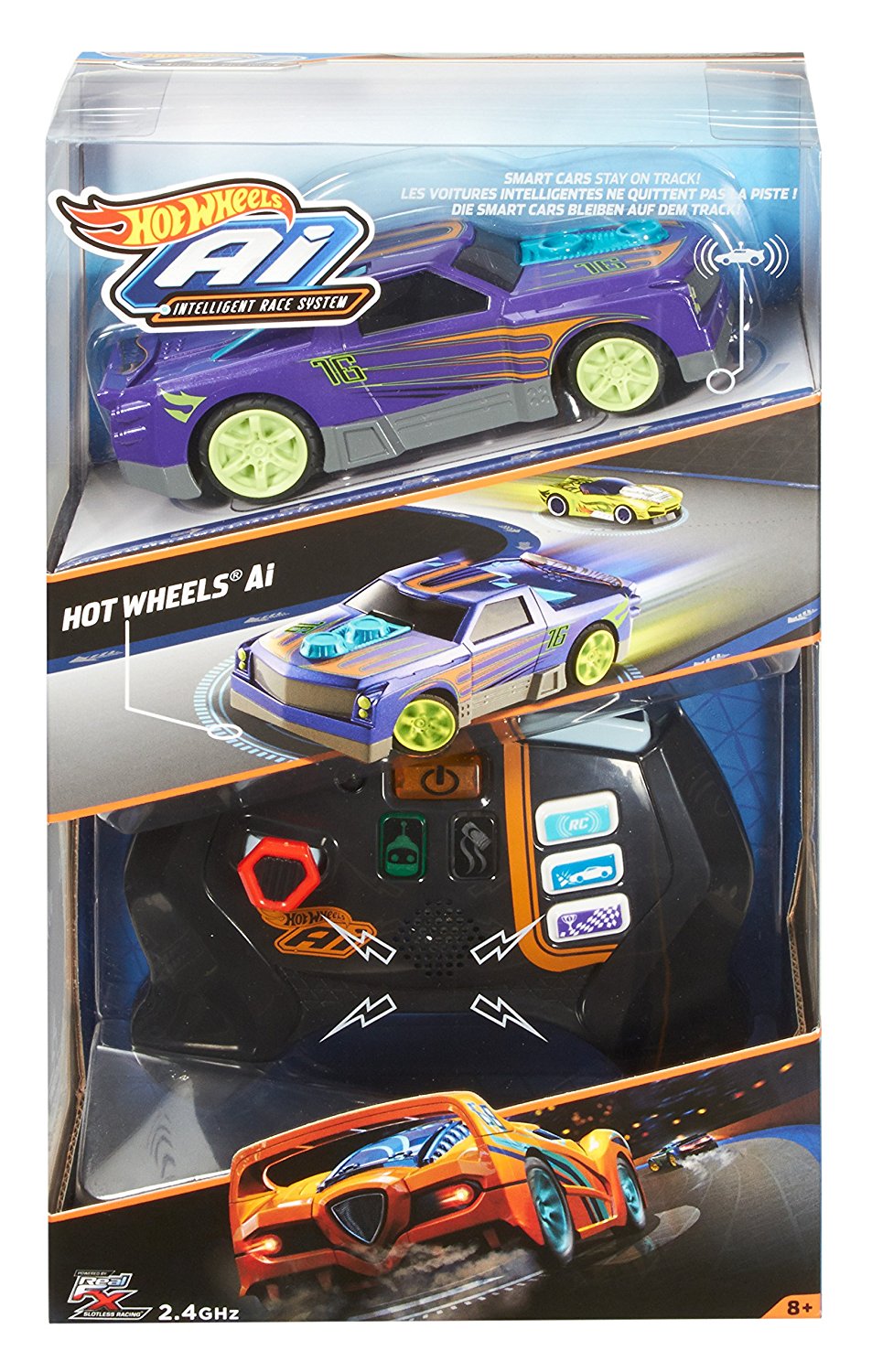 Радиоуправляемая машинка и пульт Hot Wheels AI - для Умной трассы  