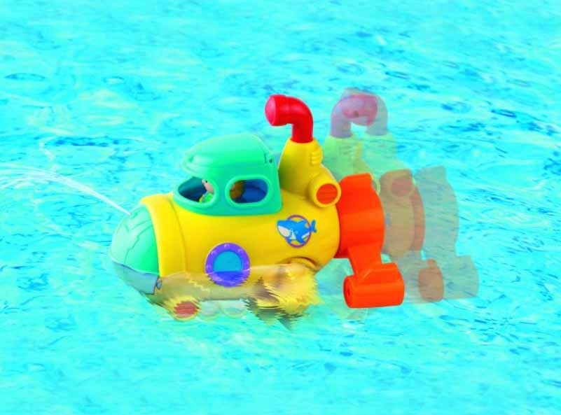 Заводная игрушка для купания Водный транспорт - Субмарина  