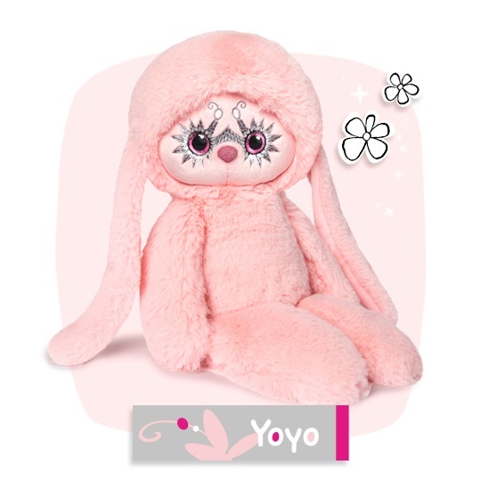 

Мягкая игрушка из серии Lori Colori – Ёё, розовый, 25 см