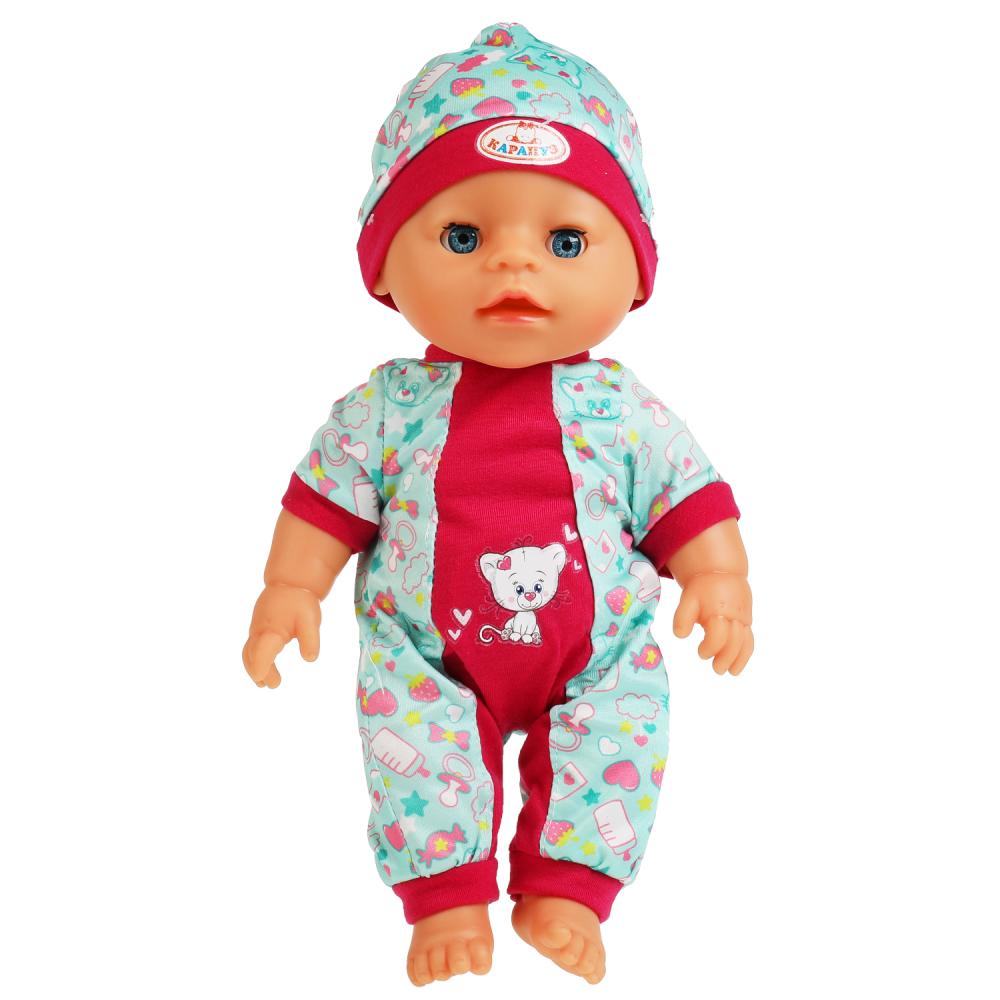 Интерактивный пупс Оленька 30 см пьет писает закрывает глаза 4 аксессуара  