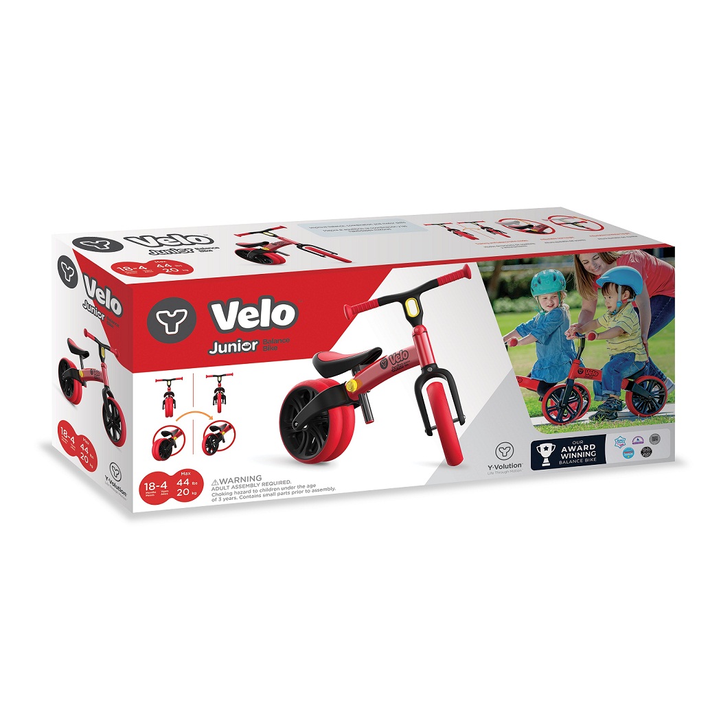 Беговел Yvolution Velo Junior, красный  