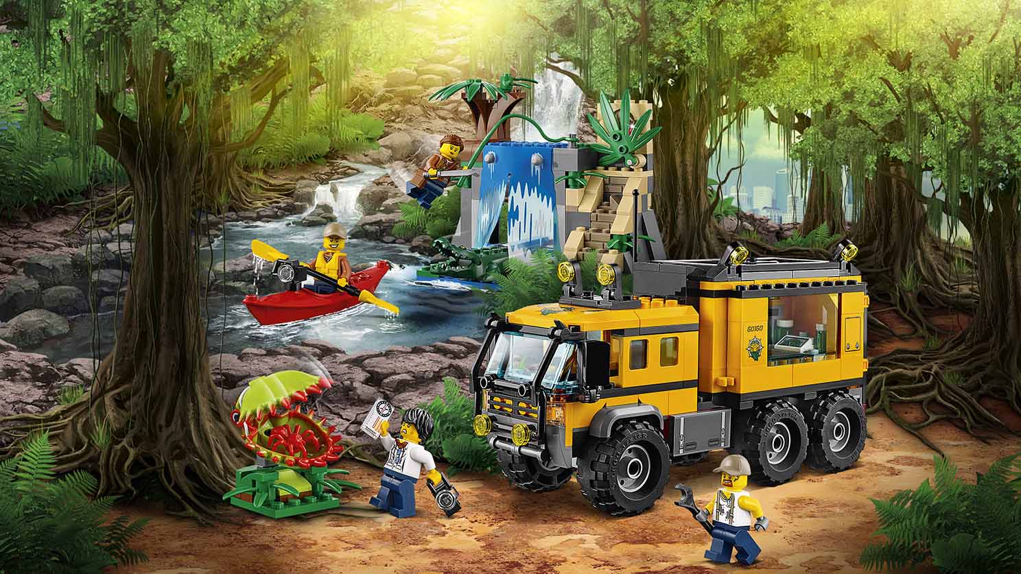 Lego City. Передвижная лаборатория в джунглях  