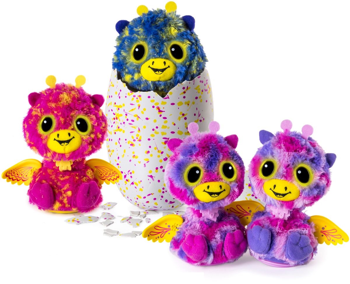 Игрушка Hatchimals сюрприз - Близнецы Жирафики, интерактивные питомцы, вылупляющиеся из яйца  