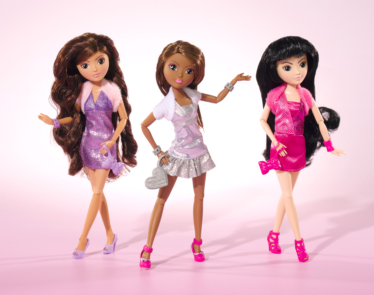 Кукла в блестящем платье – Супермодель: Сара, Бель, Мири, 26 см  