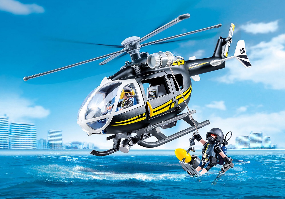 

Конструктор Playmobil. Полиция: Тактическое подразделение: вертолет