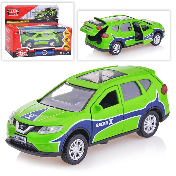 

Машина металлическая Nissan X-Trail Спорт 12 см, открываются двери, инерционная