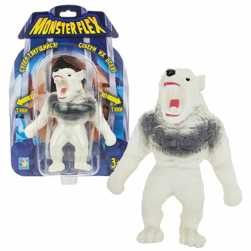 

Тянущаяся фигурка Monster Flex – Арктический Оборотень, 15 см